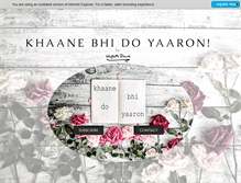 Tablet Screenshot of khaanebhidoyaaron.com